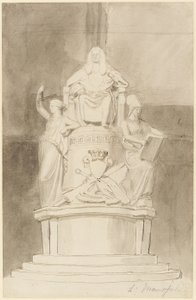 Progetto per il Monumento di Lord Mansfield, Abbazia di Westminster da John Flaxman